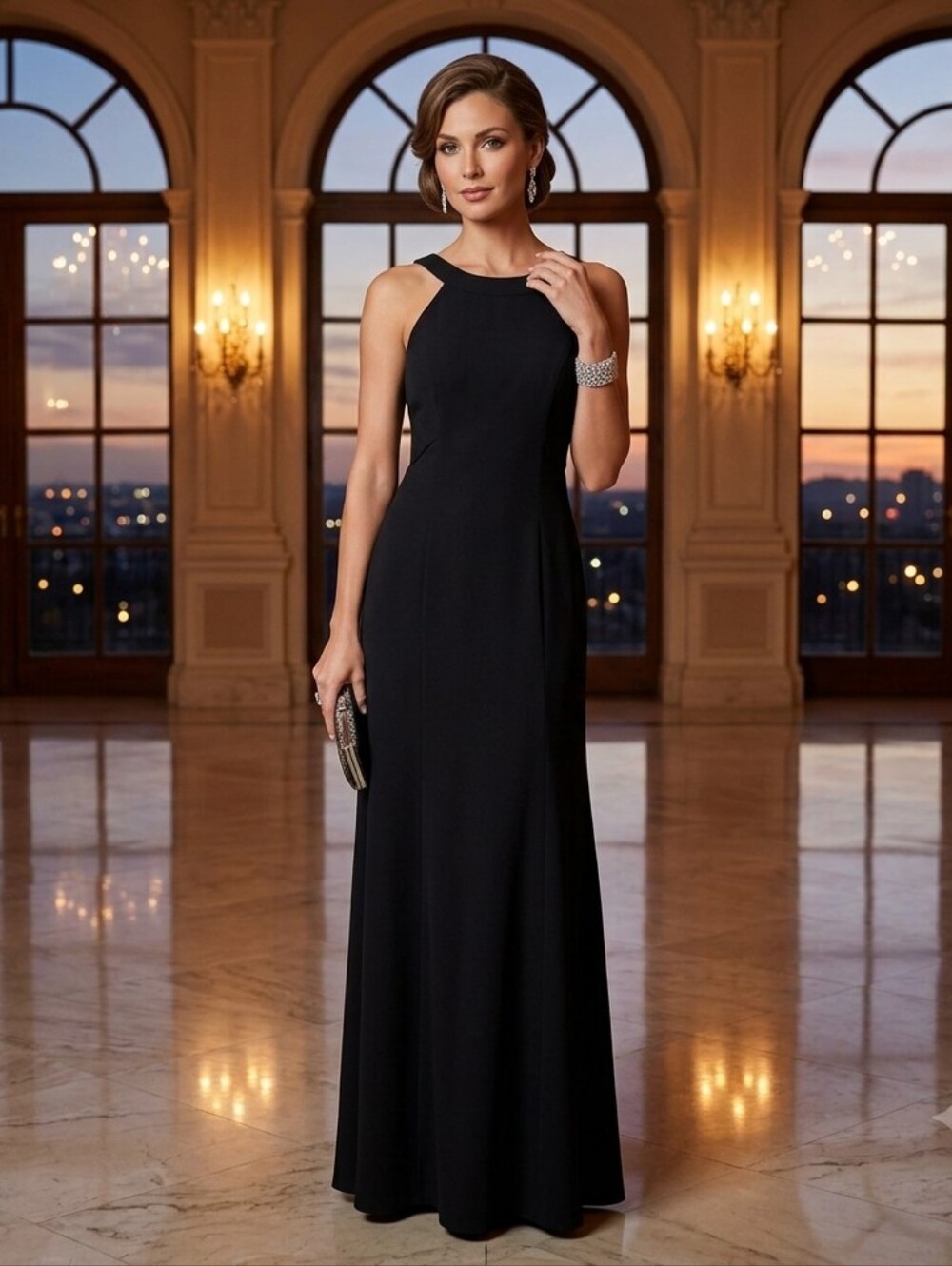 Jill Stuart Black Maxi Gown Dress Size 4 Cutout Back with Bow Detail Formal - Picture 2 of 14